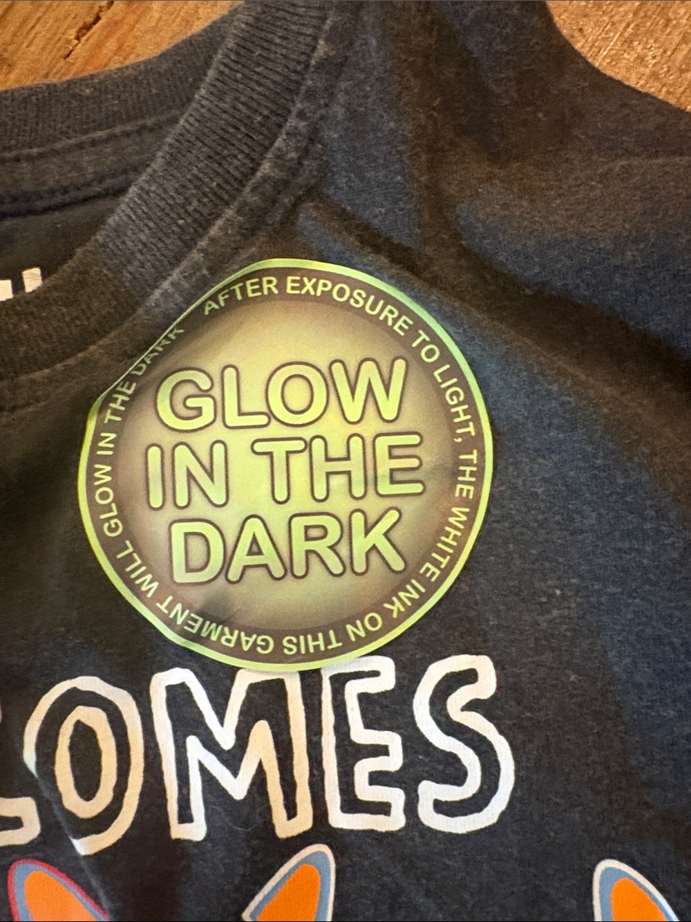 Disney Black Glow-in-the-Dark Stitch 'Scary Comes in All Forms' Tee - Picture 3 of 7